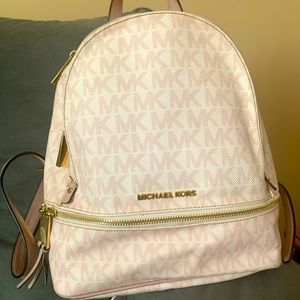 Authentic Michael’s kors baby pink back pack